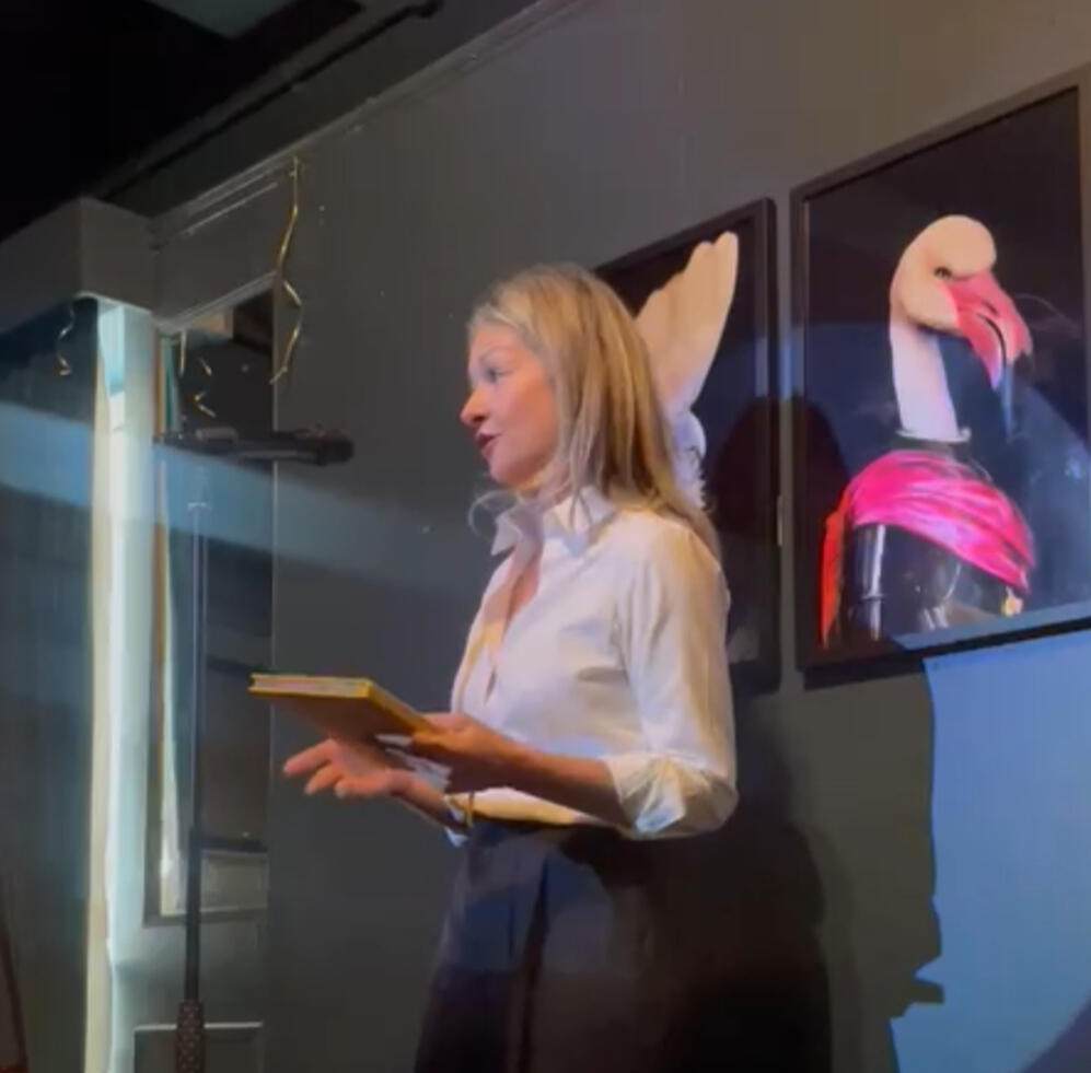 Erika Loch, 2023 Poetry Performance, London, UK